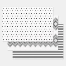 Schwarz und Weiß mit Grau modern