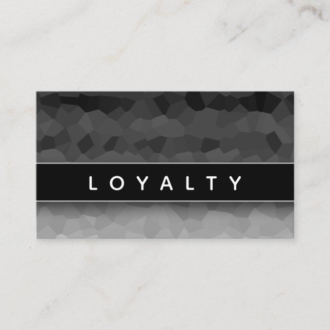 Schwarz und Weiß Ombre Moderne Elegant Beruflich Terminkarte (Vorderseite)