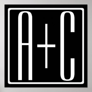 Schwarz und Weiß   Paarinitiativen Poster