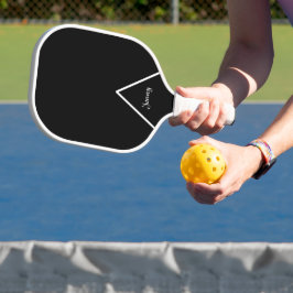 Schwarz und Weiß Pickleball Schläger