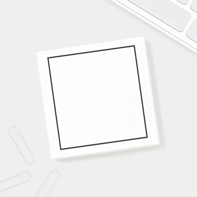 Schwarz und Weiß Post-it Klebezettel (Von Creator hochgeladen)