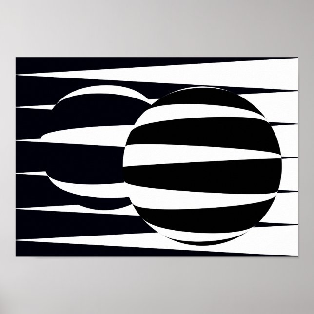 Schwarz und Weiß Poster (Vorne)