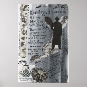 Schwarz und Weiß Poster