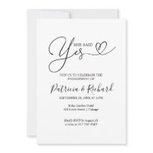 Schwarz und Weiß sagte sie Ja-Engagement-Partei