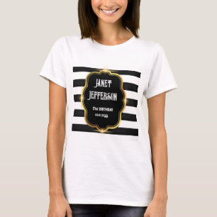 Schwarz und Weiß T-Shirt