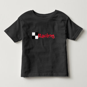 Schwarz und Weiß überprüft Kleinkind T-shirt