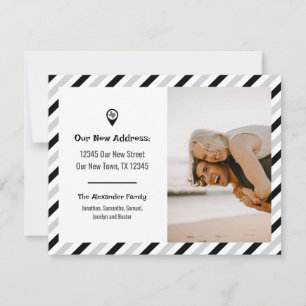 Schwarz und Weiß wir haben gestreiftes bewegtes Fo