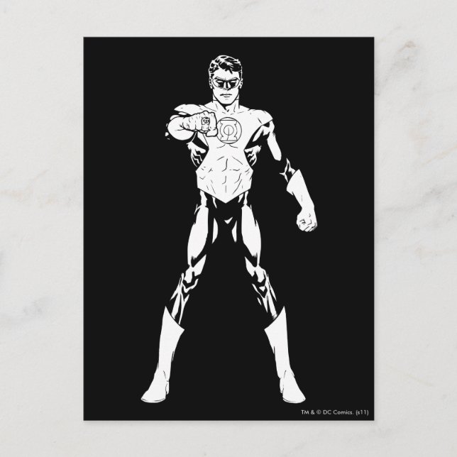 Schwarz und Weiß: Zukunft Postkarte (Vorderseite)