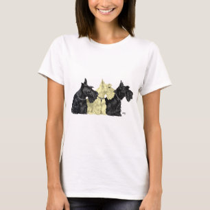 Schwarz- und Weizenfarbene Schottische Terrier T-Shirt