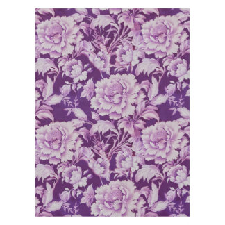 Schwarz/Violett Wiederholung der Rose Tischdecke