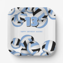 Schwarz-Volleyball-Kindergeburtstag-Party