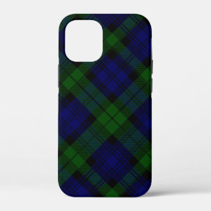 Schwarz Watch Tartan Blau Grün Kariert Case-Mate iPhone Hülle