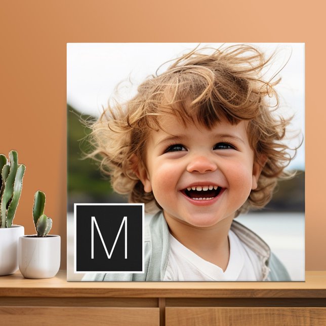 Schwarz-Weiß-1-Fotoleime für benutzerdefinierte Mo Leinwanddruck (Photo Collage - Custom Wall Art)