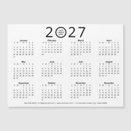 Schwarz Weiß 2027 Benutzerdefiniertes Logo Geschäf Magnetkarte