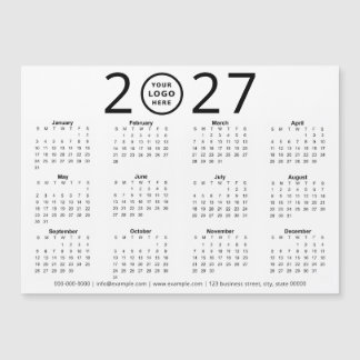 Schwarz Weiß 2027 Benutzerdefiniertes Logo Geschäf Magnetkarte