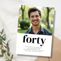 Schwarz & Weiß 40. Geburtstag