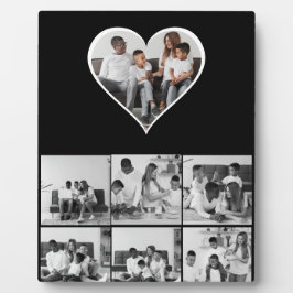 Schwarz-Weiß-7-FotoCollage Fotoplatte