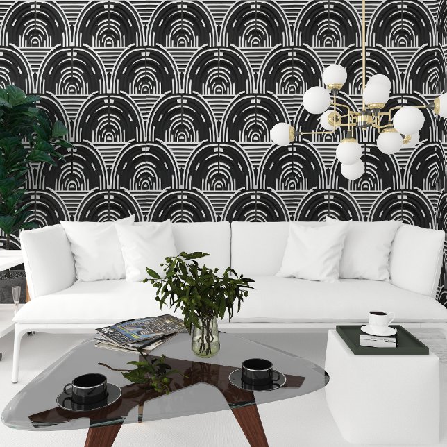 Schwarz-Weiß-Abstrakt Tapete (Von Creator hochgeladen)