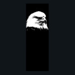 Schwarz-weiß American Bald Eagle Pop Art Poster<br><div class="desc">Freedom & Courage Motivierend Adler Bilder - Schwarz & Weiß Gesicht von Bald Egle. Furchtloses Adlerauge - Bald-Amerikanische Adlerbilder - Schwarz & Weiß Fearsome Patriotic Eagle Head</div>