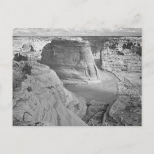 Schwarz-Weiß Ansel Adams Canyon Fotografie Postkarte