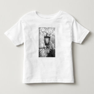 Schwarz-Weiß-Ansicht einer Leuchte Kleinkind T-shirt