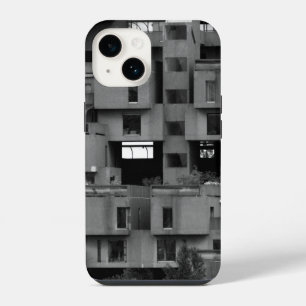 Schwarz-Weiß-Architektur iPhone 14 Hülle