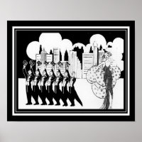 Schwarz & Weiß, Art Déco der 20er Jahre, Showtime