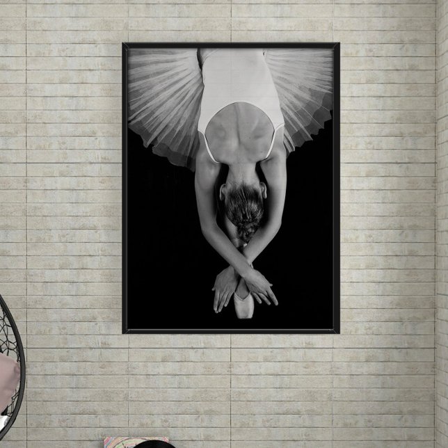 Schwarz-Weiß-Ballerina Kunstdrucken Poster (Von Creator hochgeladen)