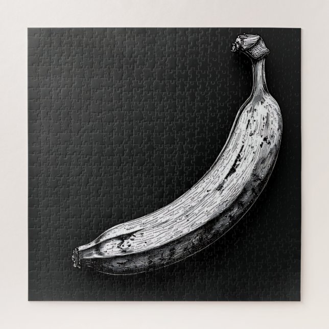 Schwarz-Weiß-Banane Puzzle (Vertikal)