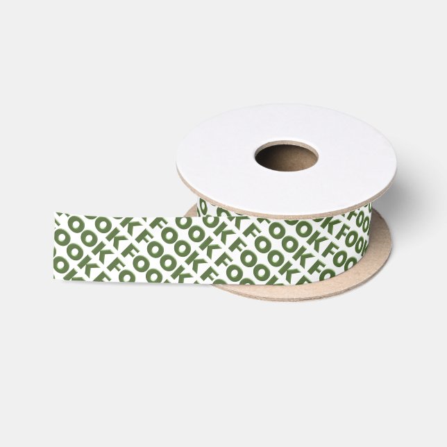 Schwarz-Weiß-Bandspool Satinband (Spule)