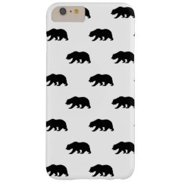 Schwarz-Weiß-Bärenmuster iPhone XS Max Hülle