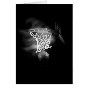 Schwarz-Weiß-Basketball