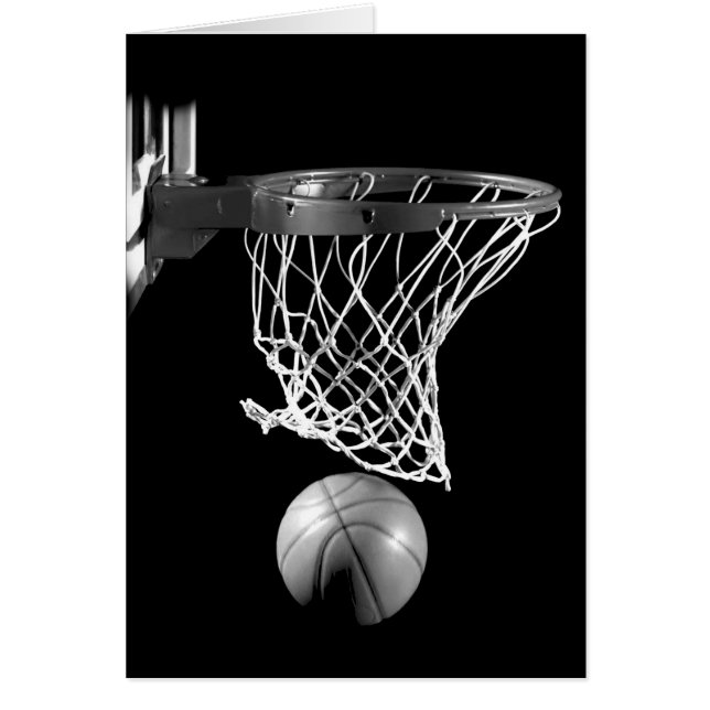 Schwarz-Weiß-Basketball (Vorne)