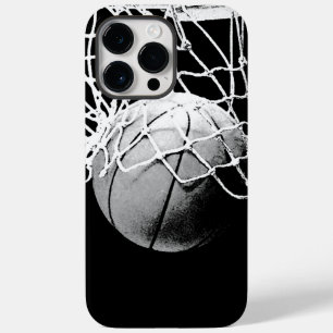 Schwarz-Weiß-Basketball Case-Mate iPhone 14 Pro Max Hülle