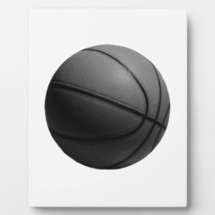 Schwarz-Weiß-Basketball Fotoplatte