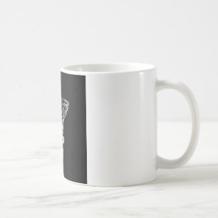 Schwarz-Weiß-Basketball Tasse