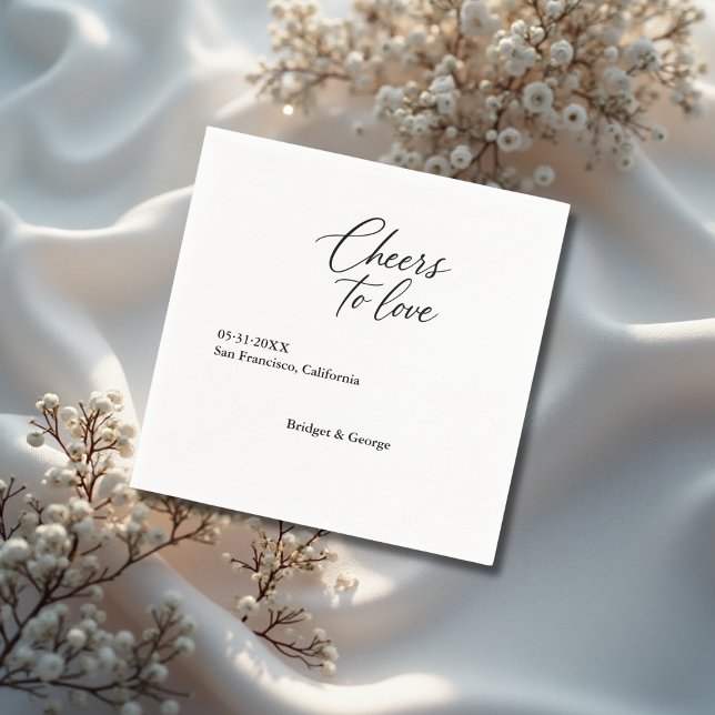 Schwarz-Weiß-Beifall für die Liebe Serviette (Von Creator hochgeladen)