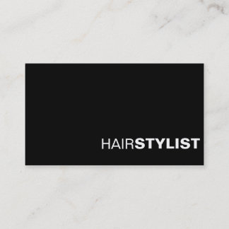 Schwarz-Weiß-Beruflich-Chic-Visitenkarte Visitenkarte