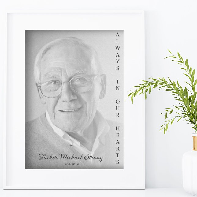 Schwarz-Weiß-Bild für Beerdigungsservice Poster (Von Creator hochgeladen)