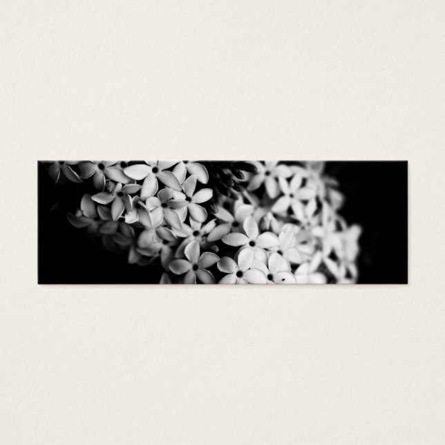 Schwarz-Weiß-Blume (Vorderseite)