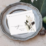 Schwarz-Weiß-Blüten-Mehl UAWG 5 RSVP Karte<br><div class="desc">Freuen Sie sich auf eine moderne Schwarz-Weiß-UAWG-Karte mit Ihren Einladungen für Hochzeiten und Partys einschließlich Graduation Parties. In unserer Kollektion finden Sie eine Option ohne Mahlzeit.</div>