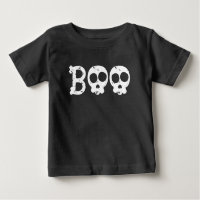 Schwarz-Weiß-Bony Skull-Boo