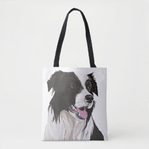 Schwarz-Weiß-Border-Collie