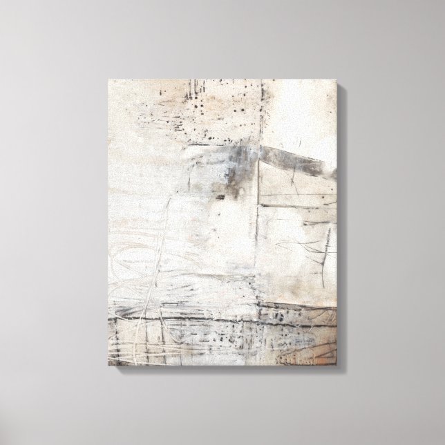 Schwarz-weiß & Bronze Leinwanddruck (Vorderseite)