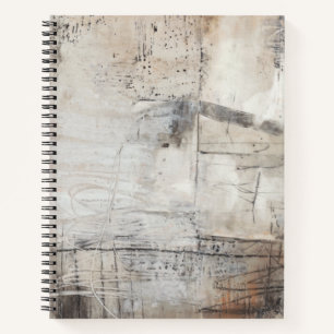 Schwarz-weiß & Bronze Notizbuch