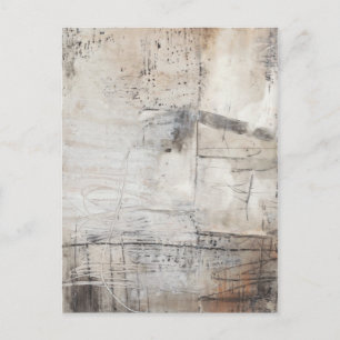 Schwarz-weiß & Bronze Postkarte