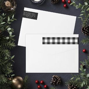 Schwarz Weiß Büffel Karo Weihnachten Familie