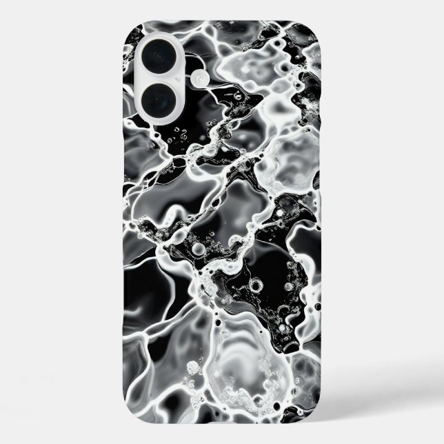 Schwarz&Weiß Case-Mate iPhone Hülle (Rückseite)