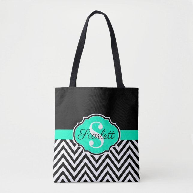 Schwarz-Weiß-Chevrons (Vorderseite)