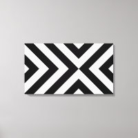 Schwarz-Weiß-Chevrons